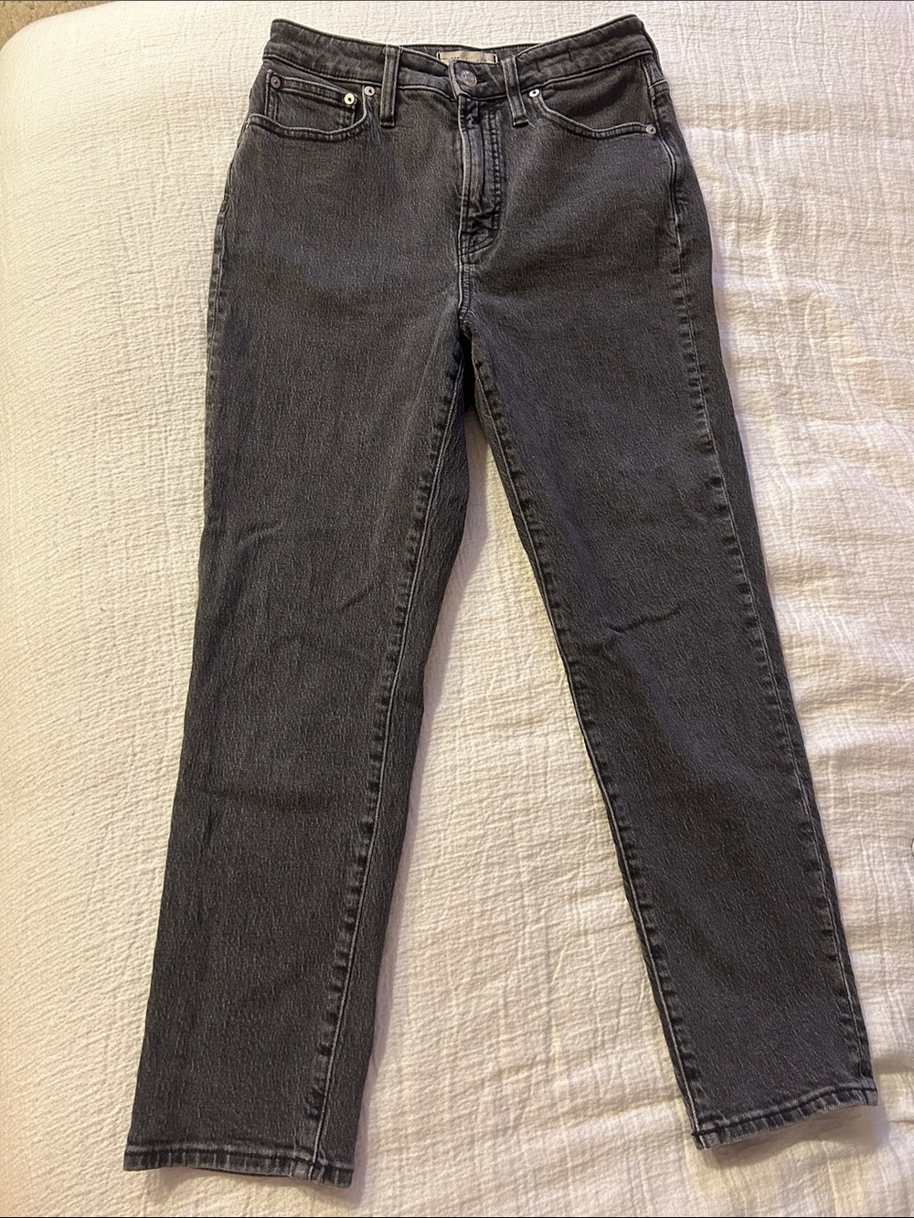 Madewell Curvy Black Perfect Vintage Jeans